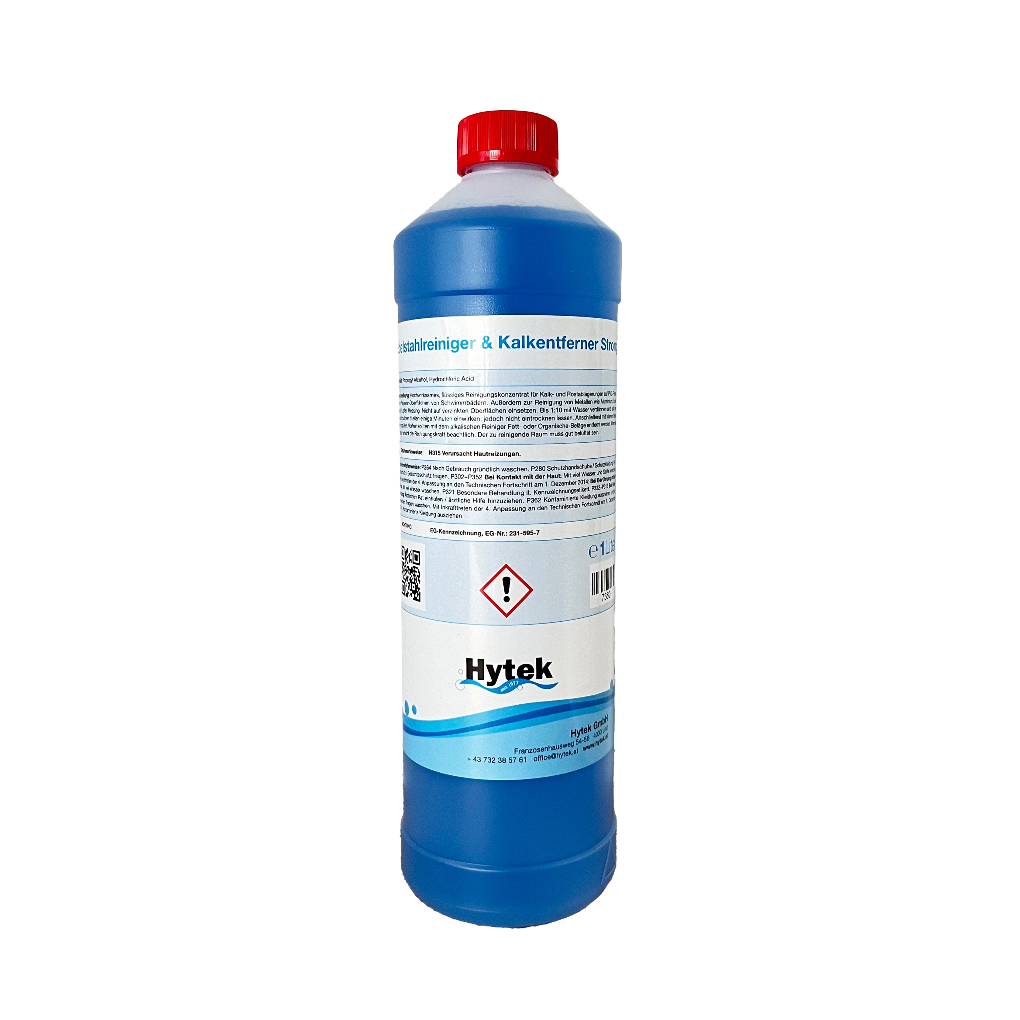 Hytek Edelstahl und Kalkentferner blau flüssig 1 Liter