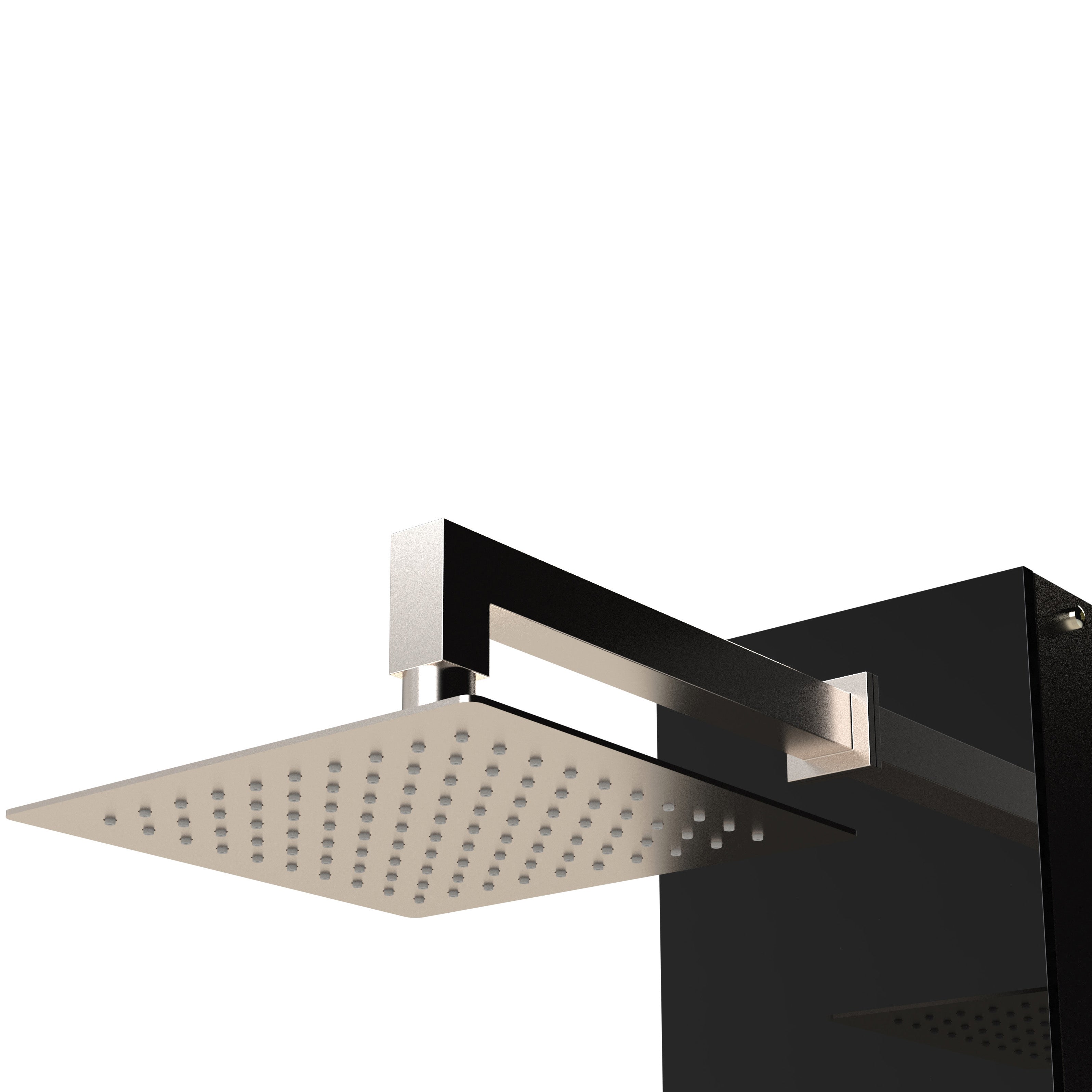 Hytek Pool Dusche Cubus schwarz Regendusche