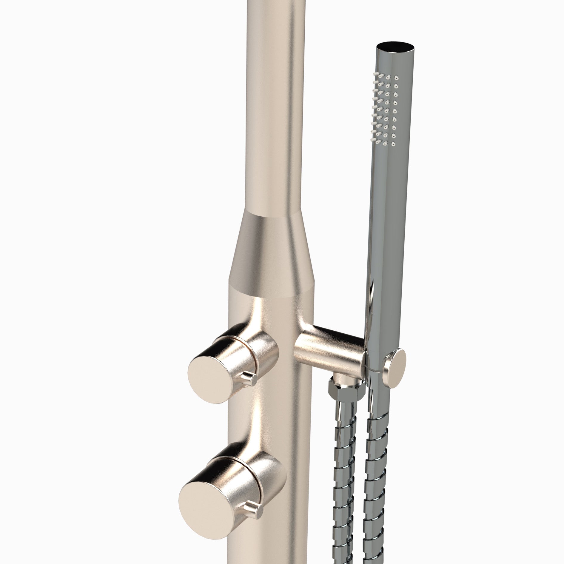 Hytek Pool Dusche Johns silber Edelstahl Hand brause