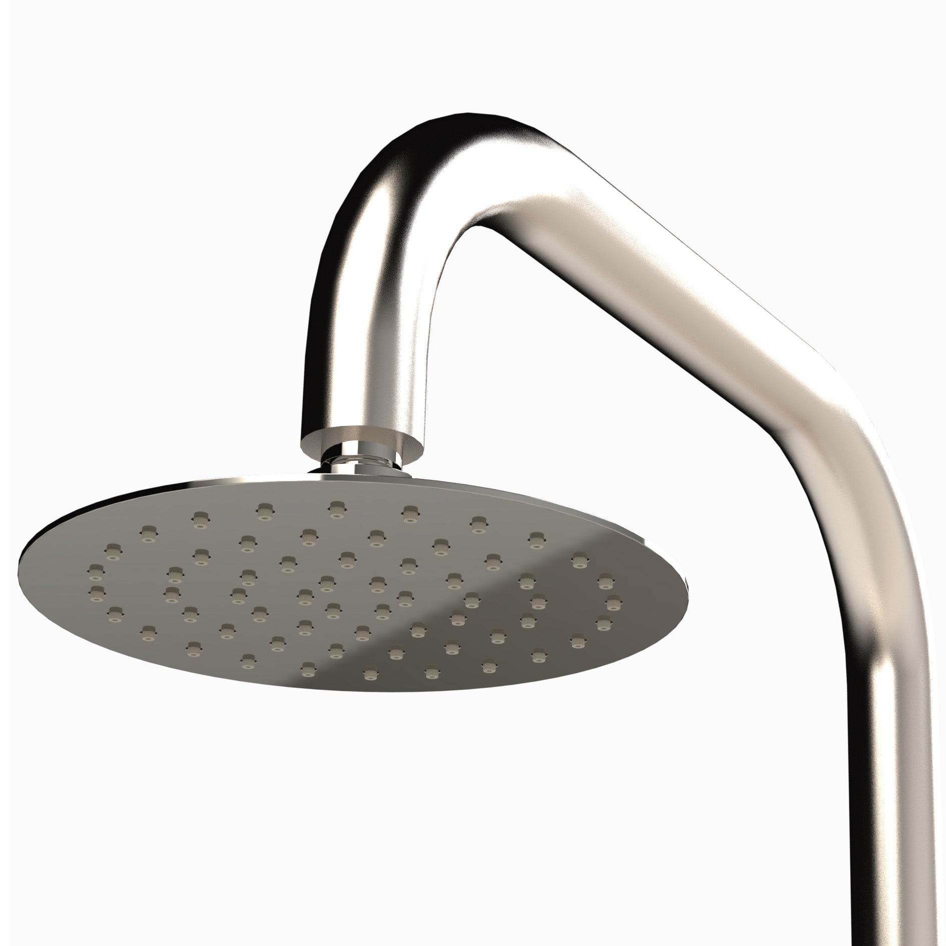 Hytek Pool Dusche Johns silber Edelstahl Regendusche